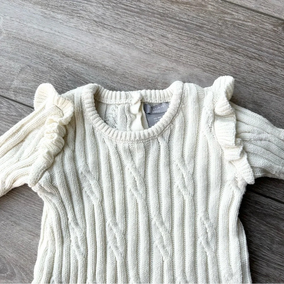 Tahari  Baby Faux Fur Pocket Sweater Dress - Picture 2 of 11